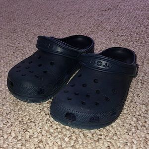 Navy Blue Crocs